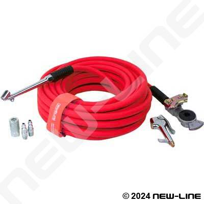 Red Serpent Air Hose with Gladhand Kit