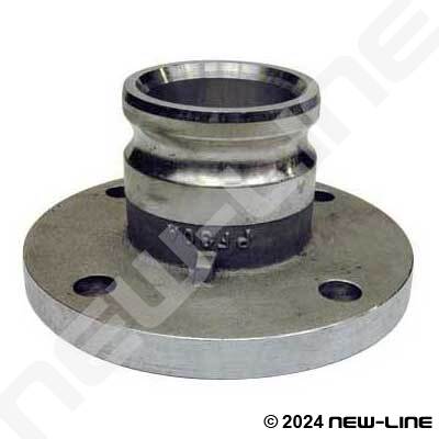 Stainless Steel Male Camlock x 150# Flange