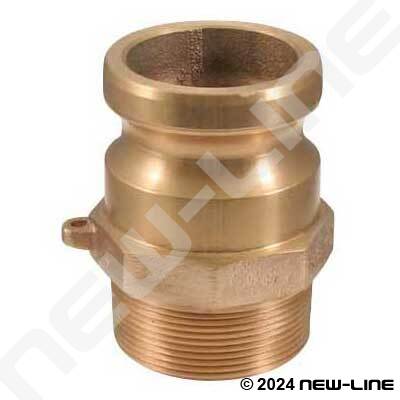 Domestic Bronze Part F Camlock - Male Adapter