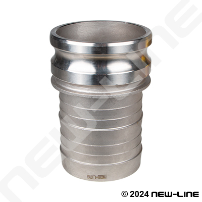 316 Stainless Part E Camlock - Hose Adapter