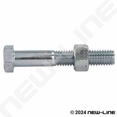 Replacement Bolt/Nut For N51- Malleable Double Bolt Clamps