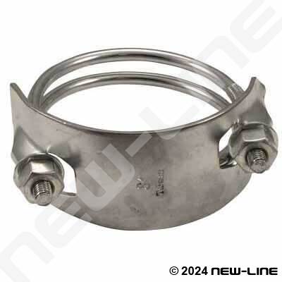 Stainless Steel Left Hand Spiral Clamp (Counterclockwise)