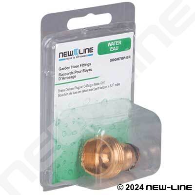 Express Pack Brass GHT Deluxe Quick Connect Plug