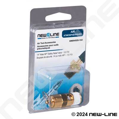 Express Pack Male NPT Safety Relief Valve