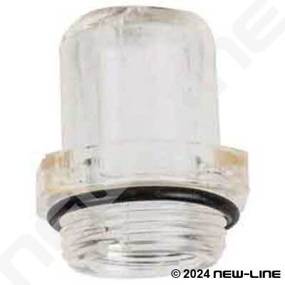 Replacement Domed Sight Glass for N3xxx Lubricators