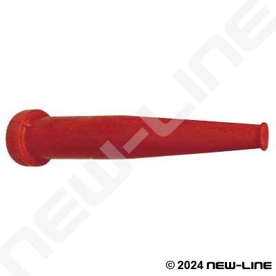 Red Polypropylene Tapered Nozzle