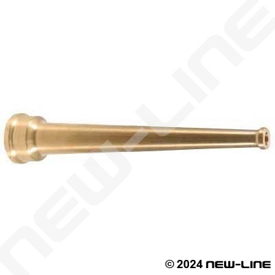 Solid Brass Straight Stream Nozzle