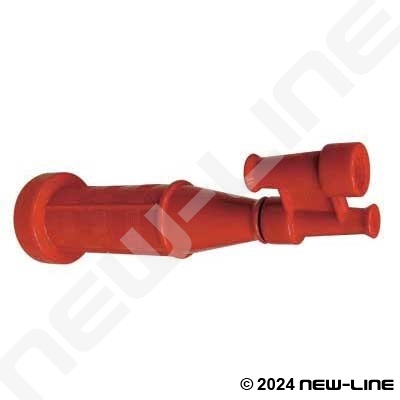 Red Polypropylene Tapered Nozzle with Multi Tips