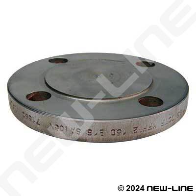 PN16 Metric Flat Face Blind Flange - Forged Steel