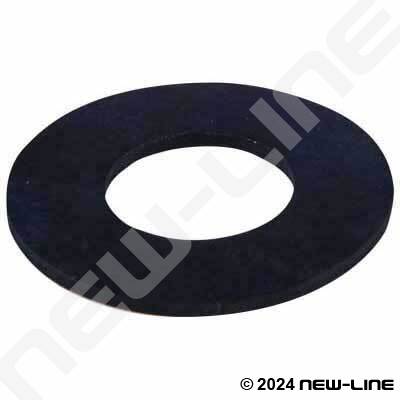 Buna-N Rubber 150# Raised Face Flange Gasket (1/8" Thick)