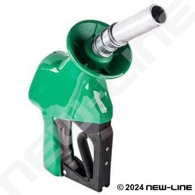 Service Station Green Fuel Nozzle (with Hold Open Rack)
