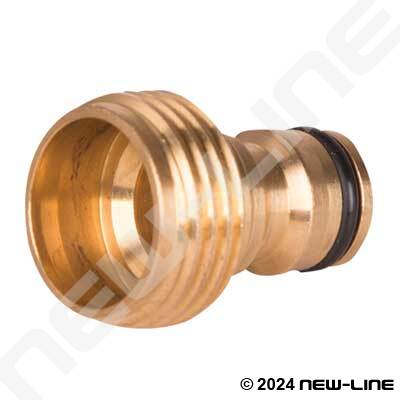 Brass GHT Deluxe Quick Connect Plug