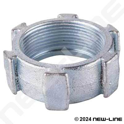 Low Profile Wing Nut for O-Ring Seal Ground Joint