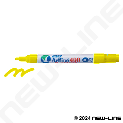 Yellow Jiffy EK400 Artline Paint Marker