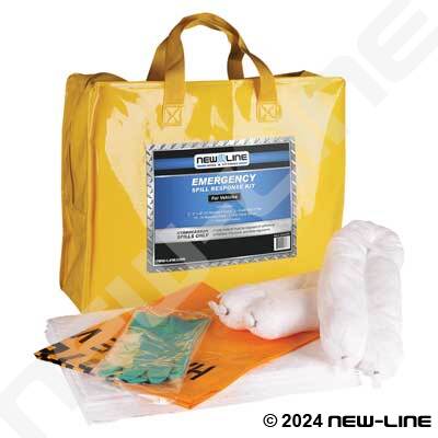 Standard Spill Kits For Oil, Universal or Hazmat -Yellow Bag