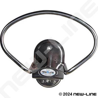 Stainless Wall Mount Hose/Cable Hanger (Max 100' 1-1/4")