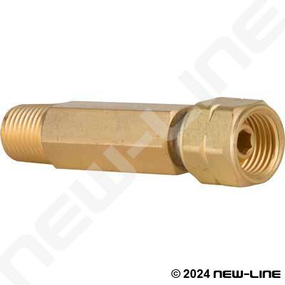 Acetylene B LH Swivel Nut x 1/4" Male NPT Adapter