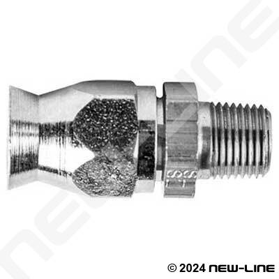 Stainless PTFE Field Attachable x Male NPT Solid