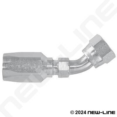 R5 Non-DOT Stainless Field Attachable x FJIC Swivel 45°