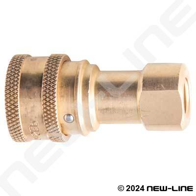 Brass Sleeve Lock 7241-1B Coupler x Female NPT