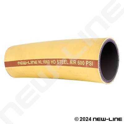 Yellow Heavy Duty Steel / Wire Reinforced Air Hose