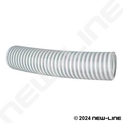 Smooth Clear/White PVC Food Transfer Hose