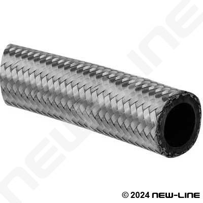 SAE100R14 PTFE Lined Stainless Braided/Black Conductive Tube