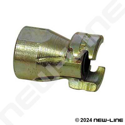 National A Female End - Plated Steel