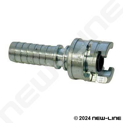 National A Hose End - Plated Steel