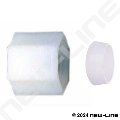 Tube Nylon Compression Nut Assy (For Soft Plastic Tubing)