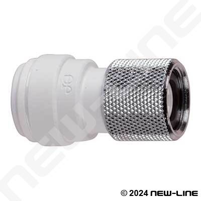 John Guest Tube x Faucet Knurled Metal Nut