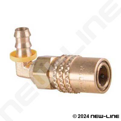 90° Push-On x Injection Coupler