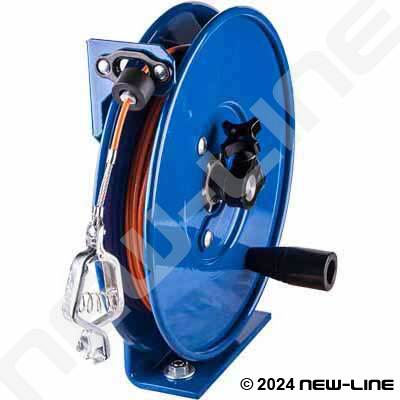 Static Discharge Cable Reel - SS Cable, Hand Crank