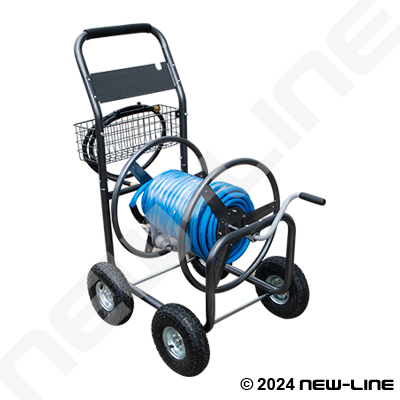 Blue Serpent Hose with 4 Wheel Cart & NL Nozzle
