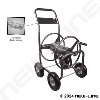 Medium Duty 4 Wheel Hose Reel Cart