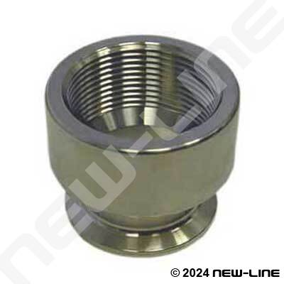 304 Stainless Steel Tri-Clamp x Female NPT Adapter