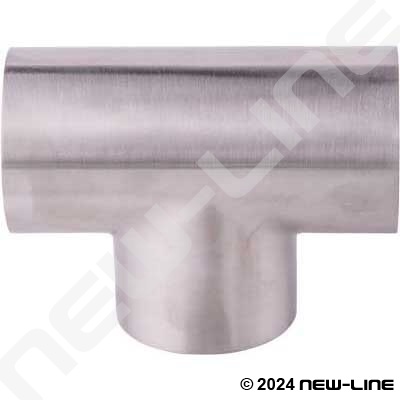 304 Stainless Steel A270 Weld Tee
