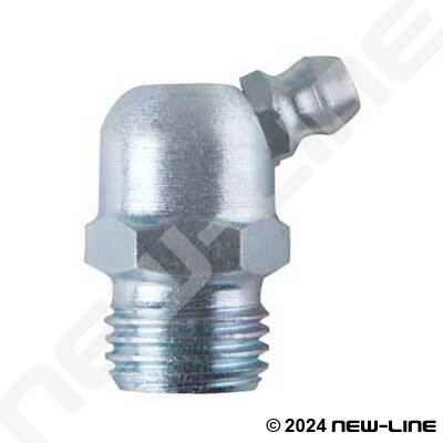 65° and 67.5° Grease Nipples - NPT, Metric, Fine Thread,BSPT