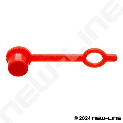 Plastic Grease Nipple Cap with Anchor