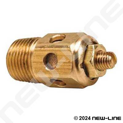 NPT Brass Breather Vent with Speed Controller