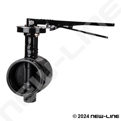 Grooved Butterfly Valve with Lever Handle & EPDM Seal
