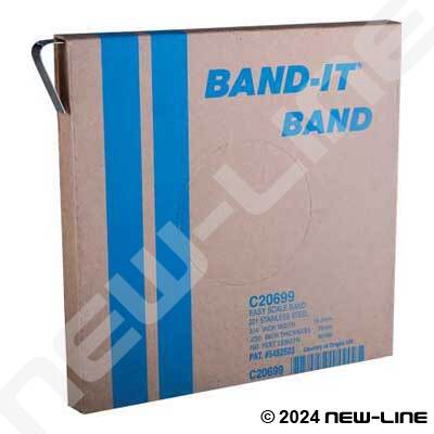 Standard 201 Stainless Steel Strap (100Ft/Roll)