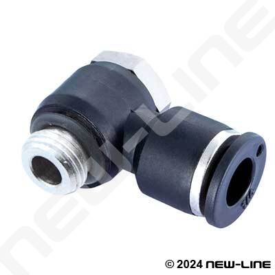 PTC Tube x Male BSPP or UNF 90° Universal Adapter