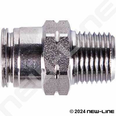 316 Stainless Steel Push to Connect Tube x MNPT Connector
