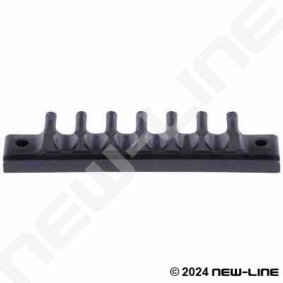 Tube Channel / Rack (Straight) with 6 Slots