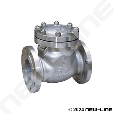 Steel 125# Flanged Cast Swing Check Valve Class 150