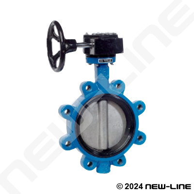Ductile Iron Lug Style - Gear Operated Butterfly Valve EPDM