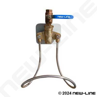 Single Line Water Station with Brass Ball Valve
