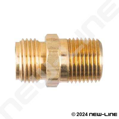 Brass MNPSM x MNPT Adapter for use with N462-/N461- Series