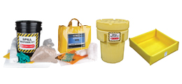 Spill Pads, Contamination Response Kits, Berms